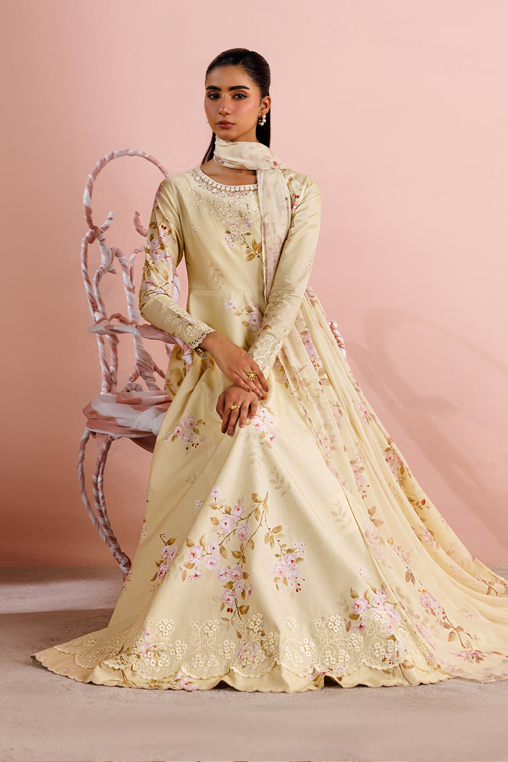 IP-363 Printed Lawn - Iznik