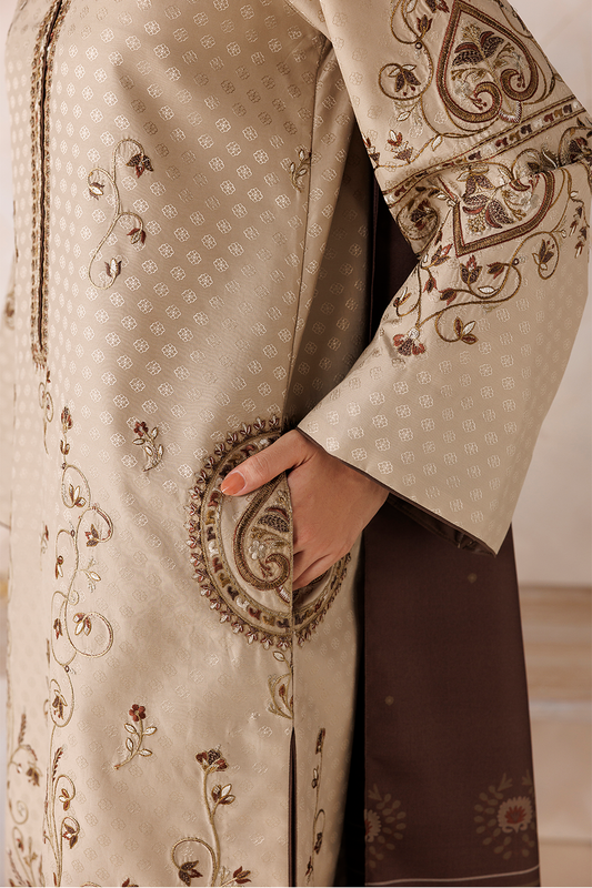 UE-748 Embroidered Viscose Jacquard