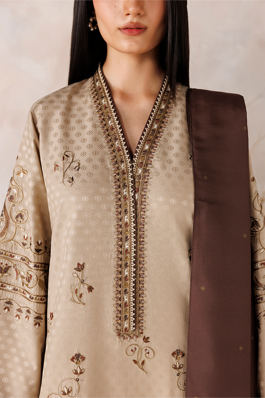 UE-748 Embroidered Viscose Jacquard