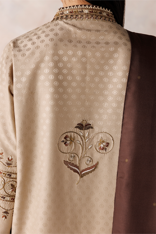 UE-748 Embroidered Viscose Jacquard