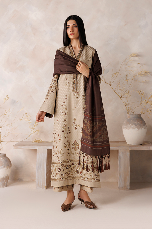 UE-748 Embroidered Viscose Jacquard