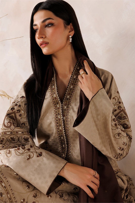 UE-748 Embroidered Viscose Jacquard
