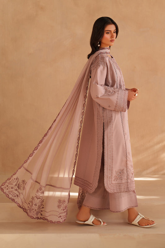 UE-608 Embroidered Lawn - Iznik