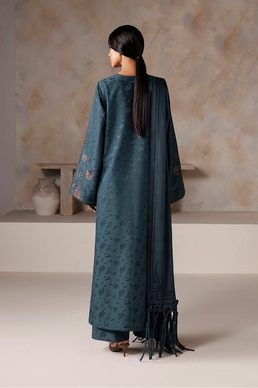 UE-745 Embroidered Viscose Jacquard