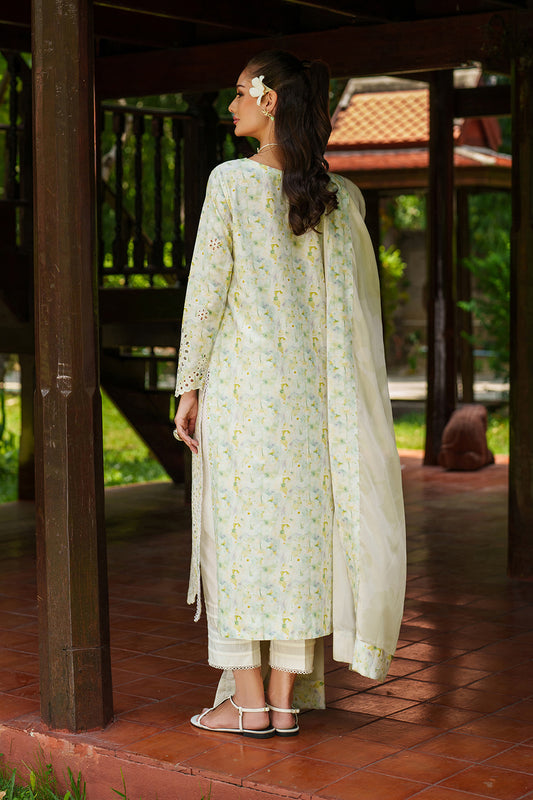 UE-501 Embroidered Lawn - Iznik