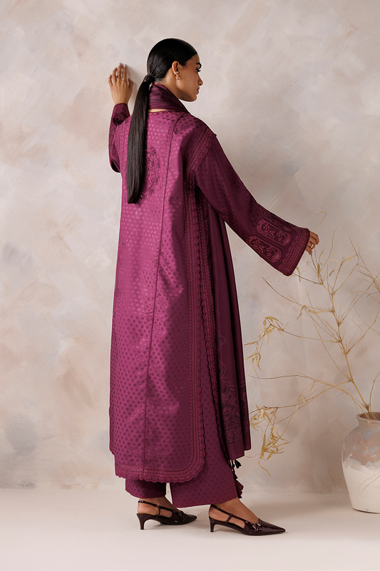 UE-747 Embroidered Viscose Jacquard
