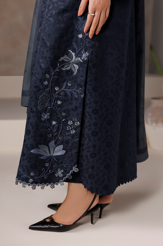 UE-742 Embroidered Viscose Jacquard