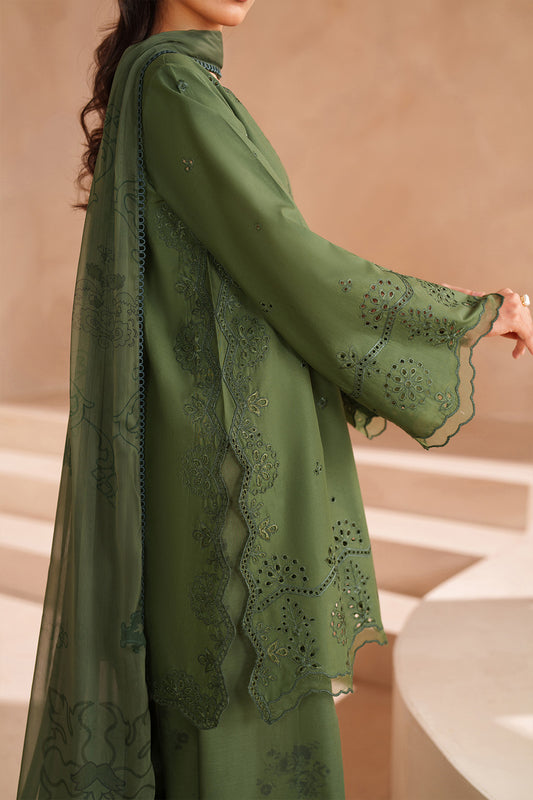 UE-603 Embroidered Lawn - Iznik