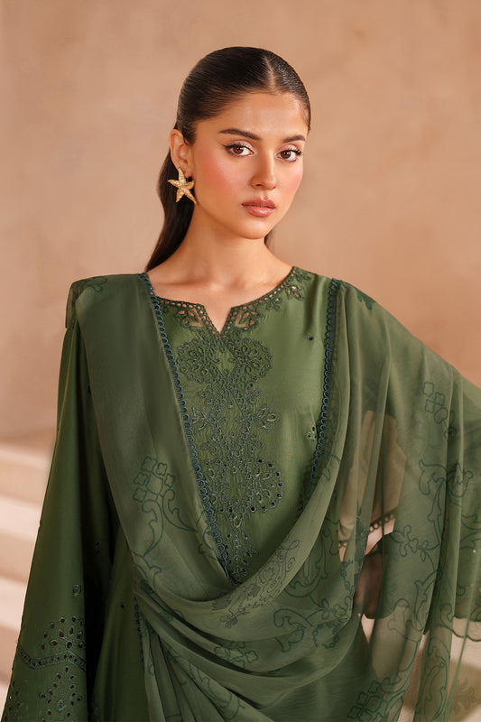 UE-603 Embroidered Lawn - Iznik