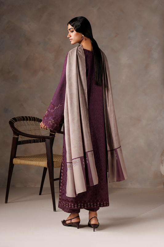 UE-740 Embroidered Viscose Jacquard