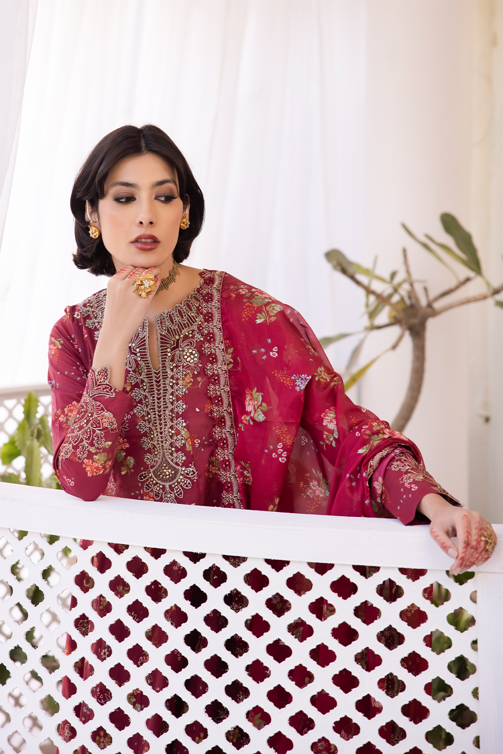 NKG-09  Embroidered Lawn