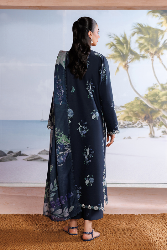 UE-713 Printed Lawn - Iznik