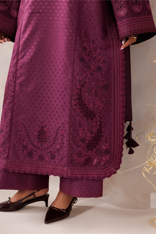 UE-747 Embroidered Viscose Jacquard