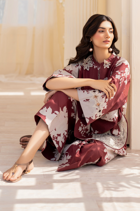 IP-301 Printed Lawn - Iznik
