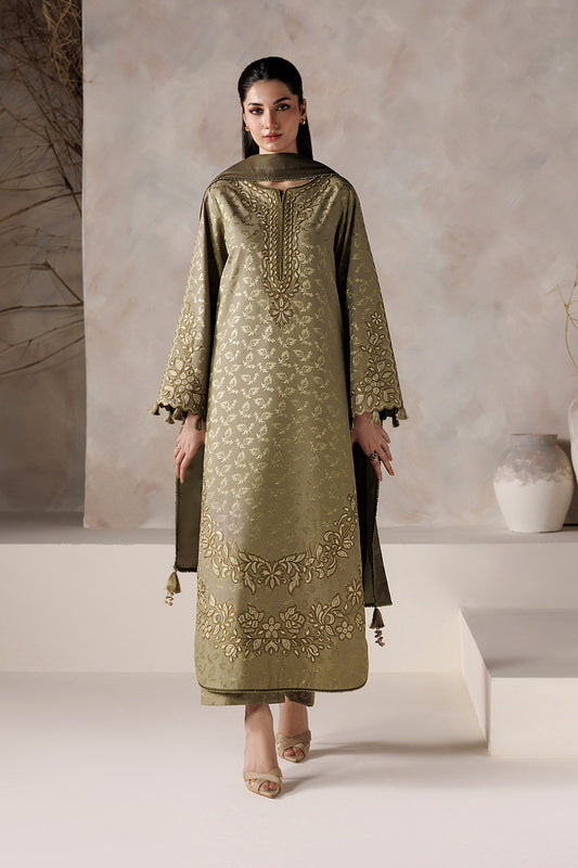 UE-743 Embroidered Viscose Jacquard