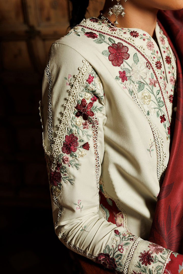 IPF-28  Embroidered Printed Viscose Linen