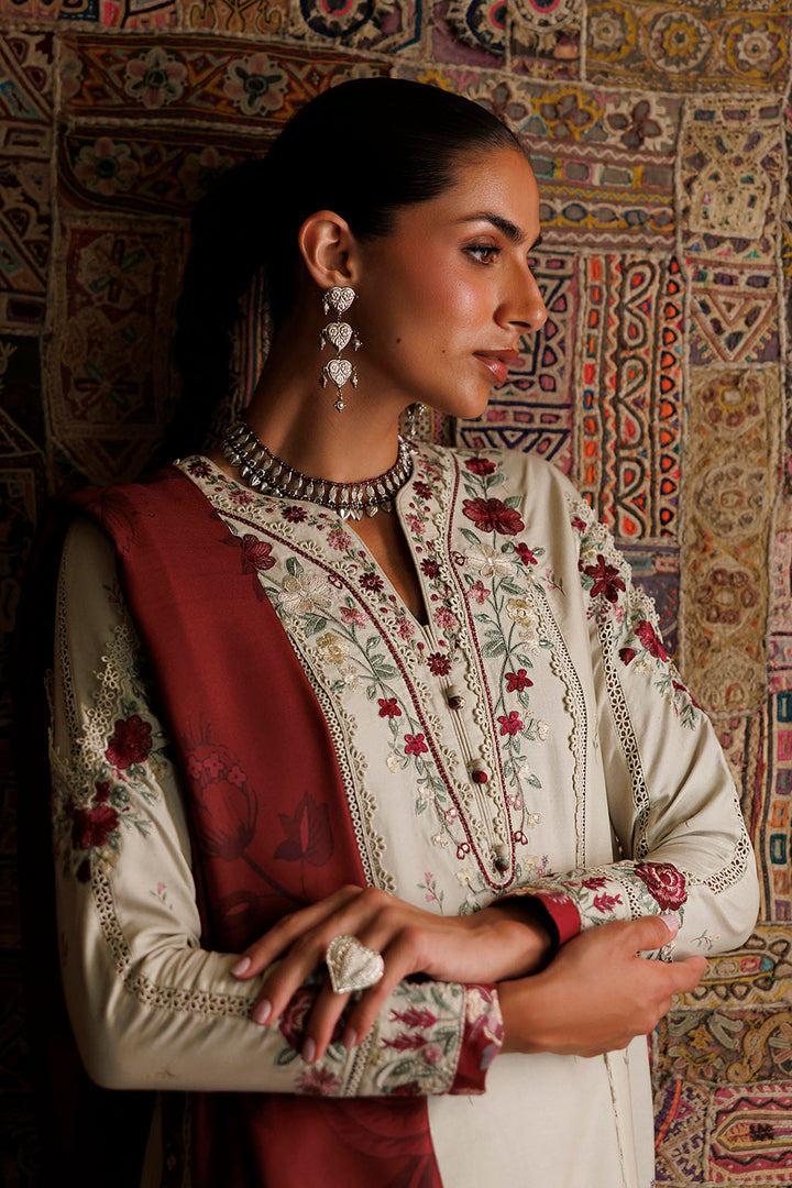 IPF-28  Embroidered Printed Viscose Linen