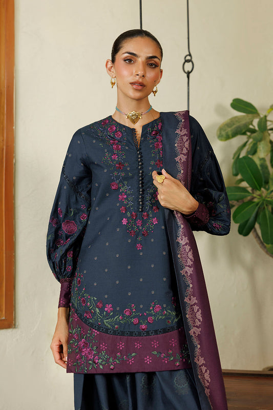 IPF-26  Embroidered Printed Viscose Linen