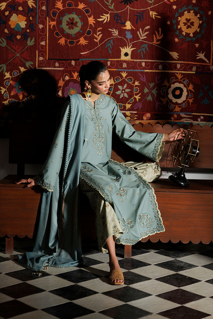 IPF-24 Embroidered Printed Viscose Linen