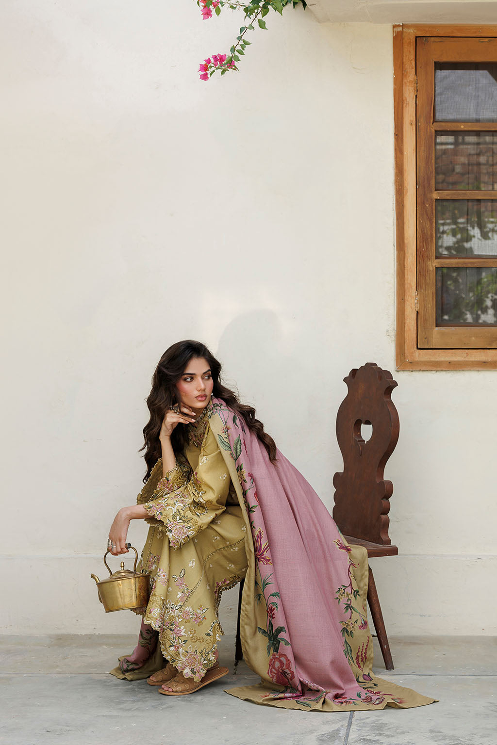 IPF-23 Embroidered Printed Viscose Linen