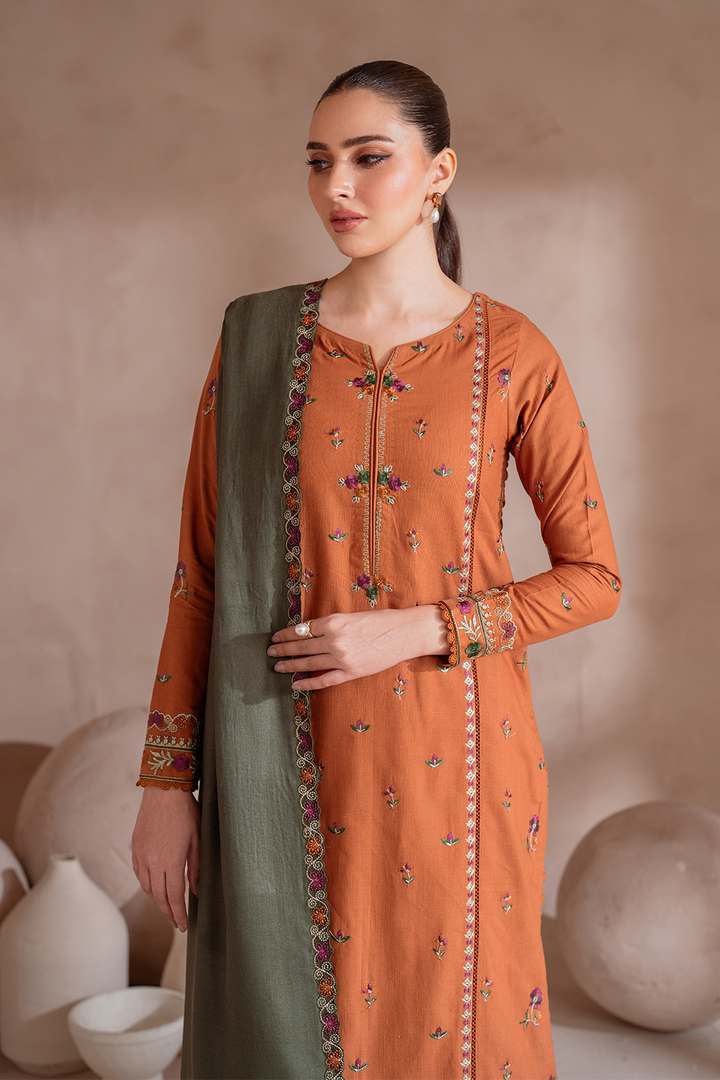 UE-367 Embroidered Khaddar