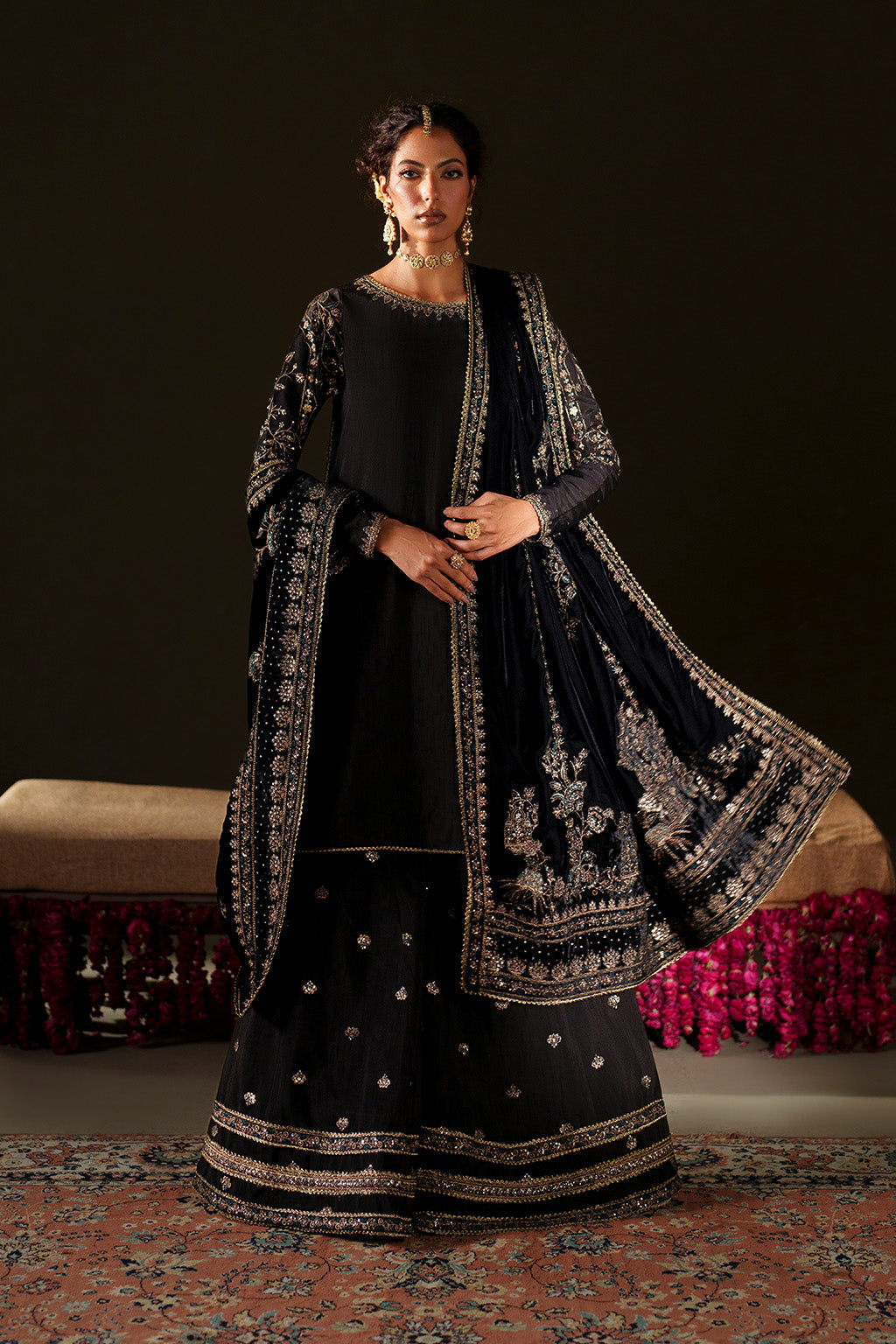 IV-72  Embroidered Velvet