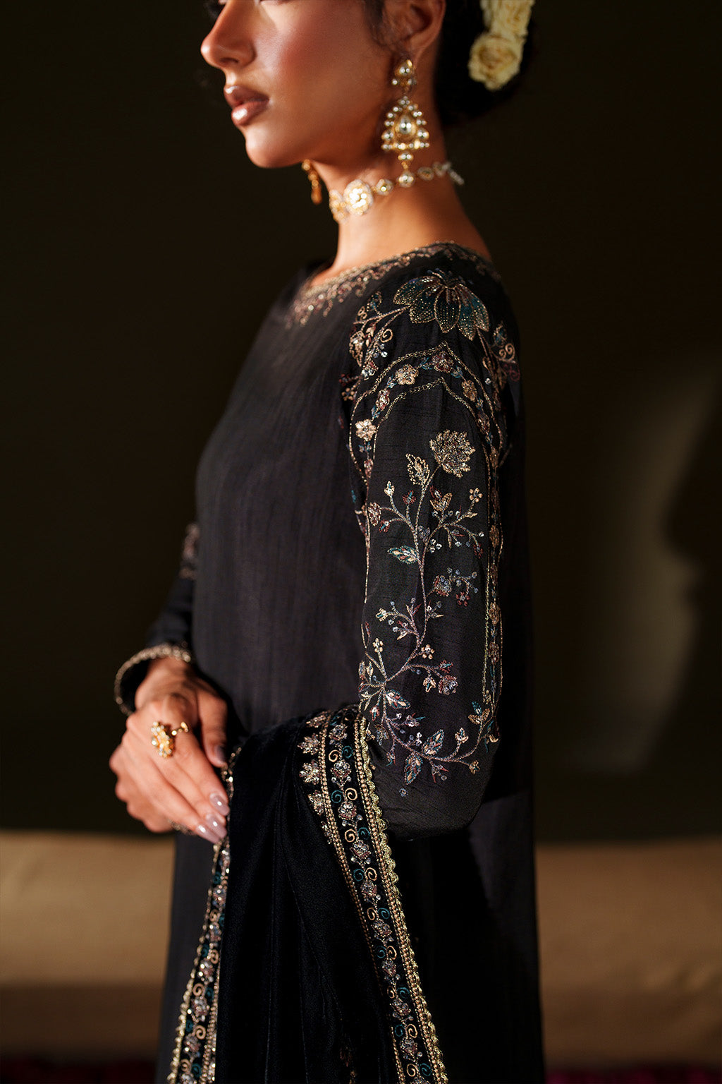 IV-72  Embroidered Velvet