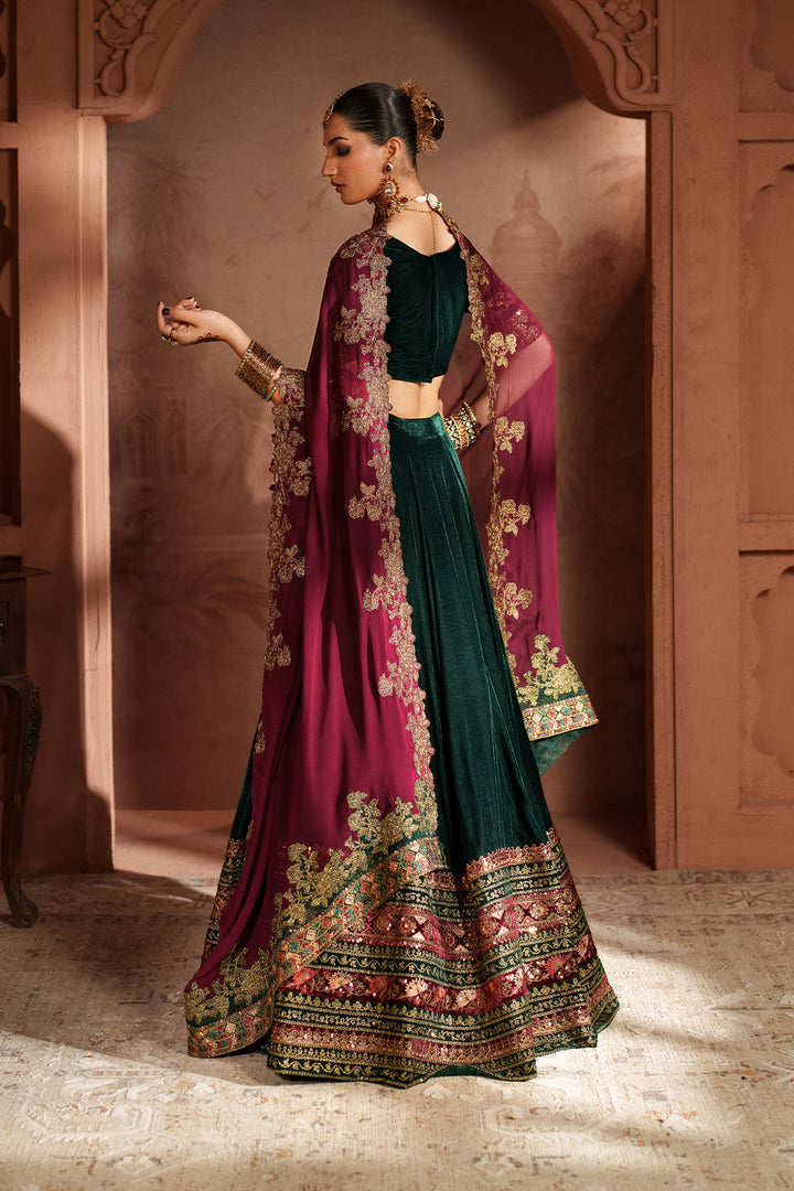 IV-65 Embroidered Velvet ( Lehnga Choli )