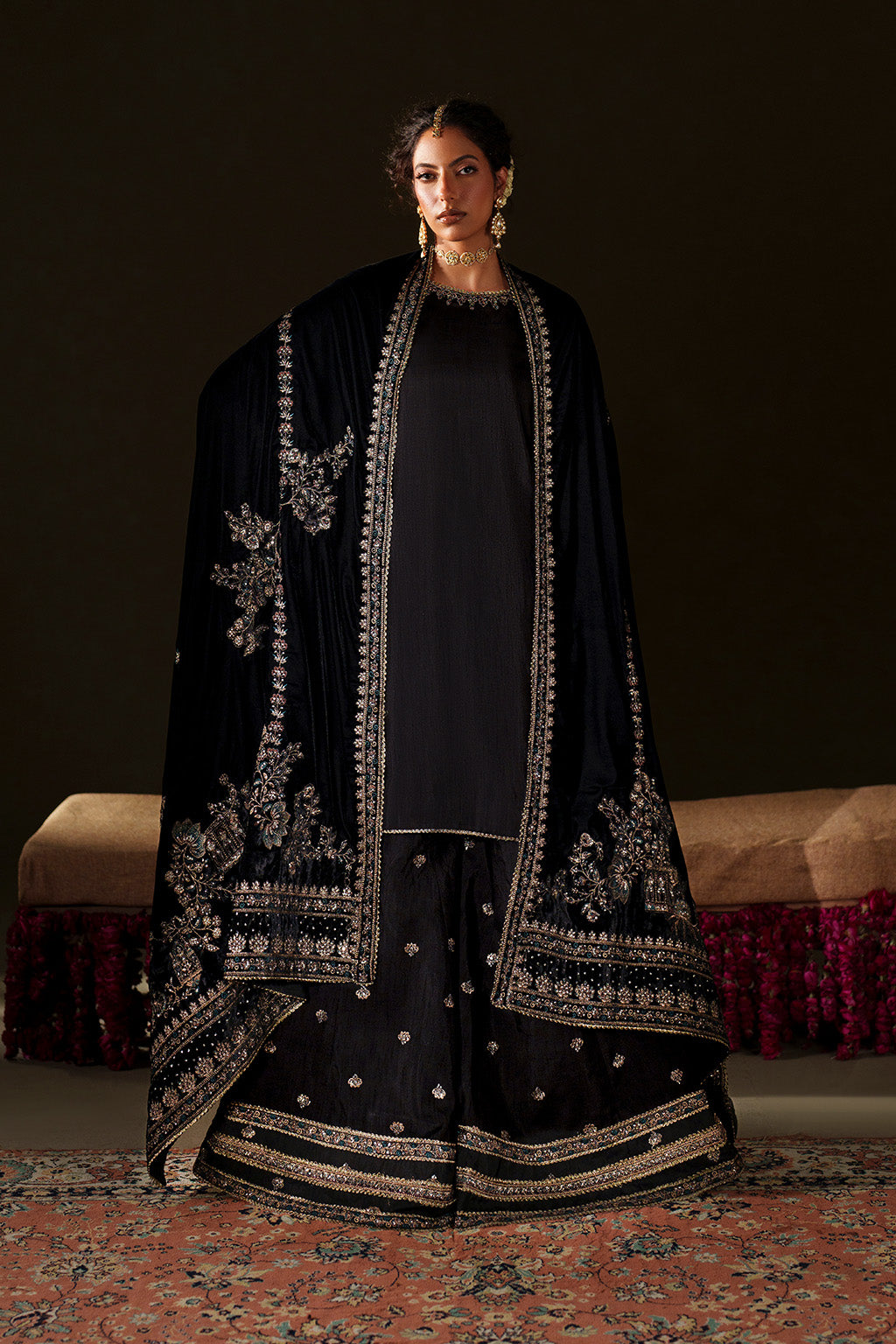 IV-72  Embroidered Velvet