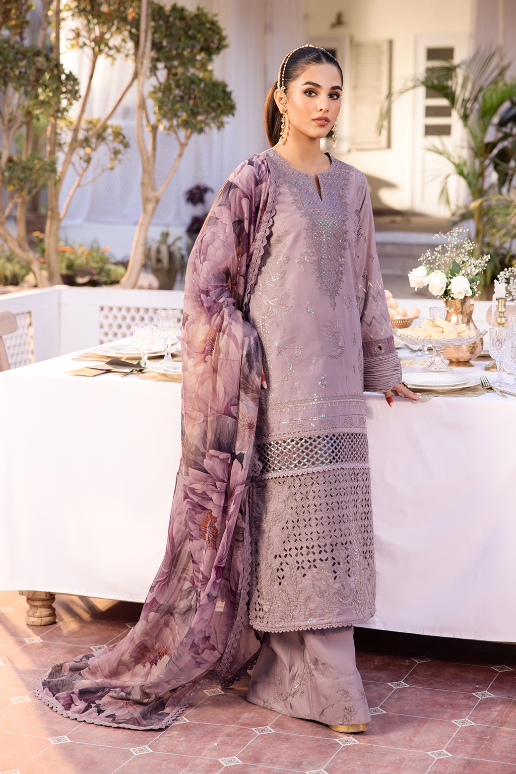 NKG-08  Embroidered Lawn