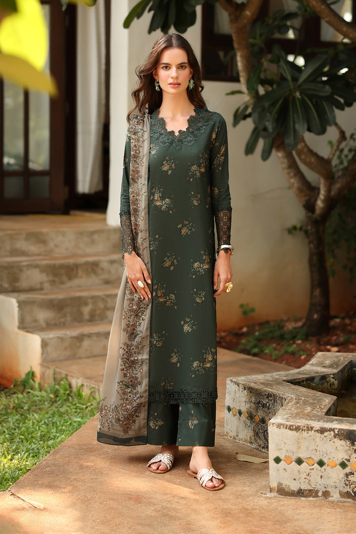 UE-489 Printed Lawn - Iznik
