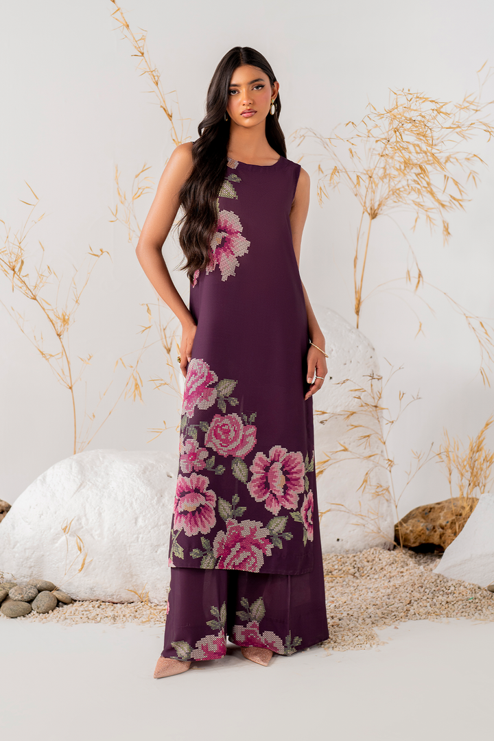 IP-239 Printed Georgette - Iznik