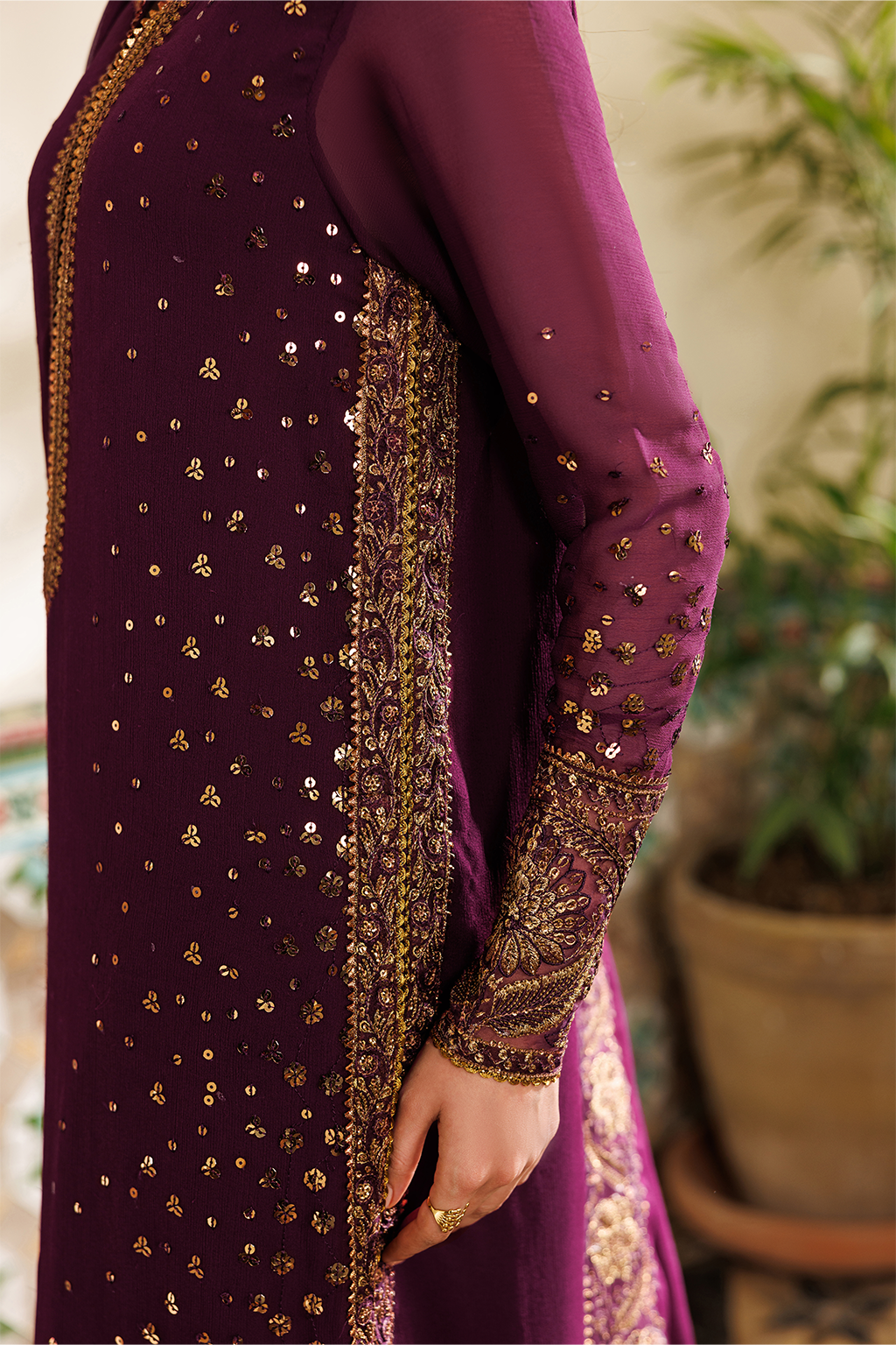 CC-95 Embroidered Chiffon