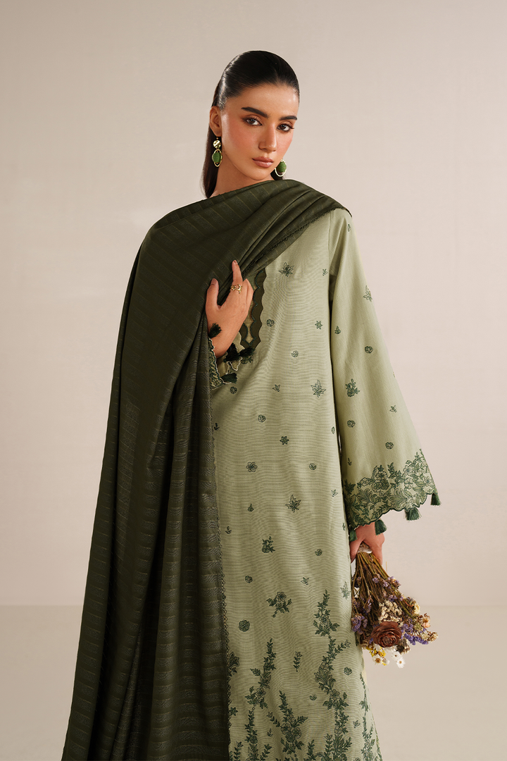 UE-578 Embroidered Khaddar