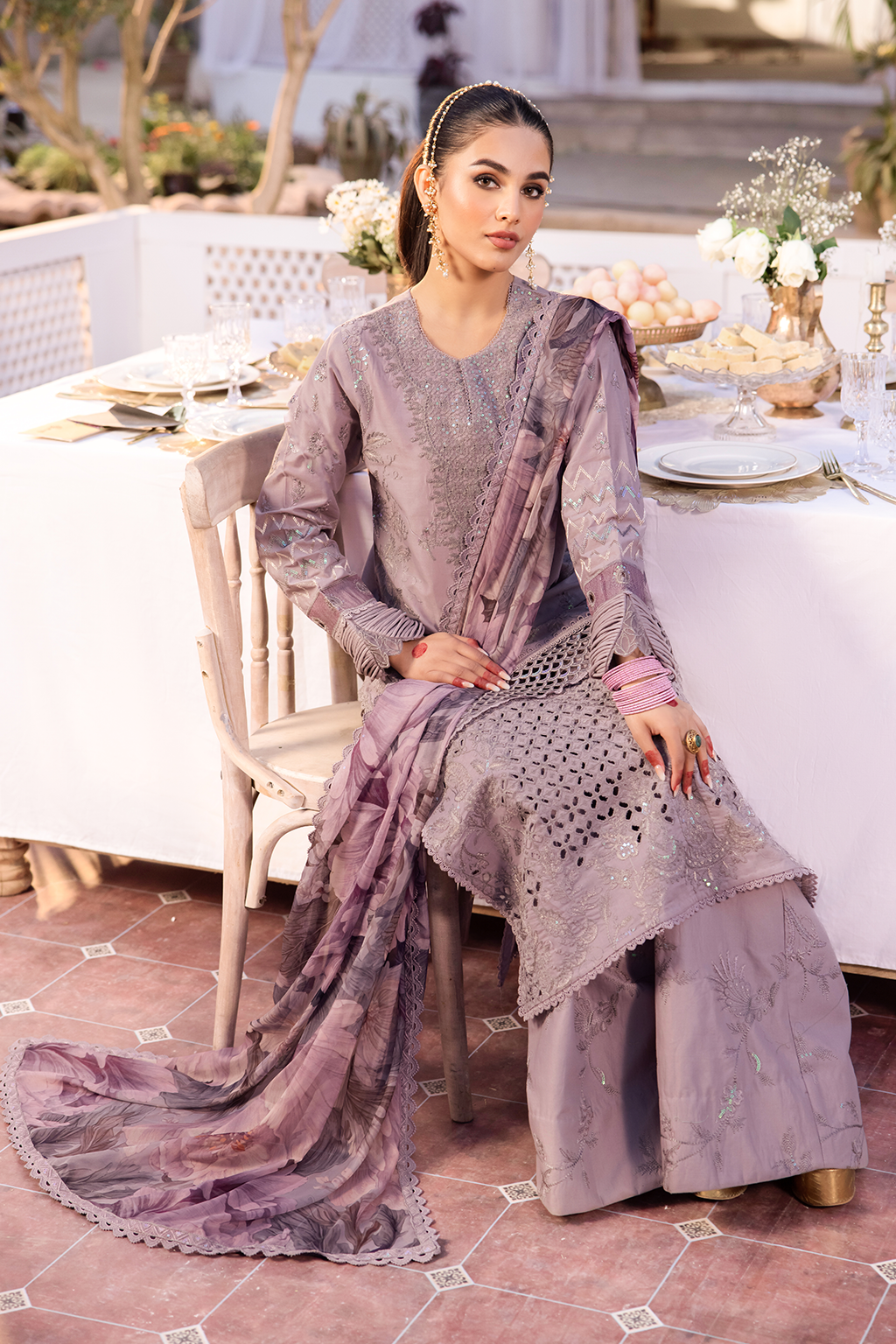 NKG-08  Embroidered Lawn
