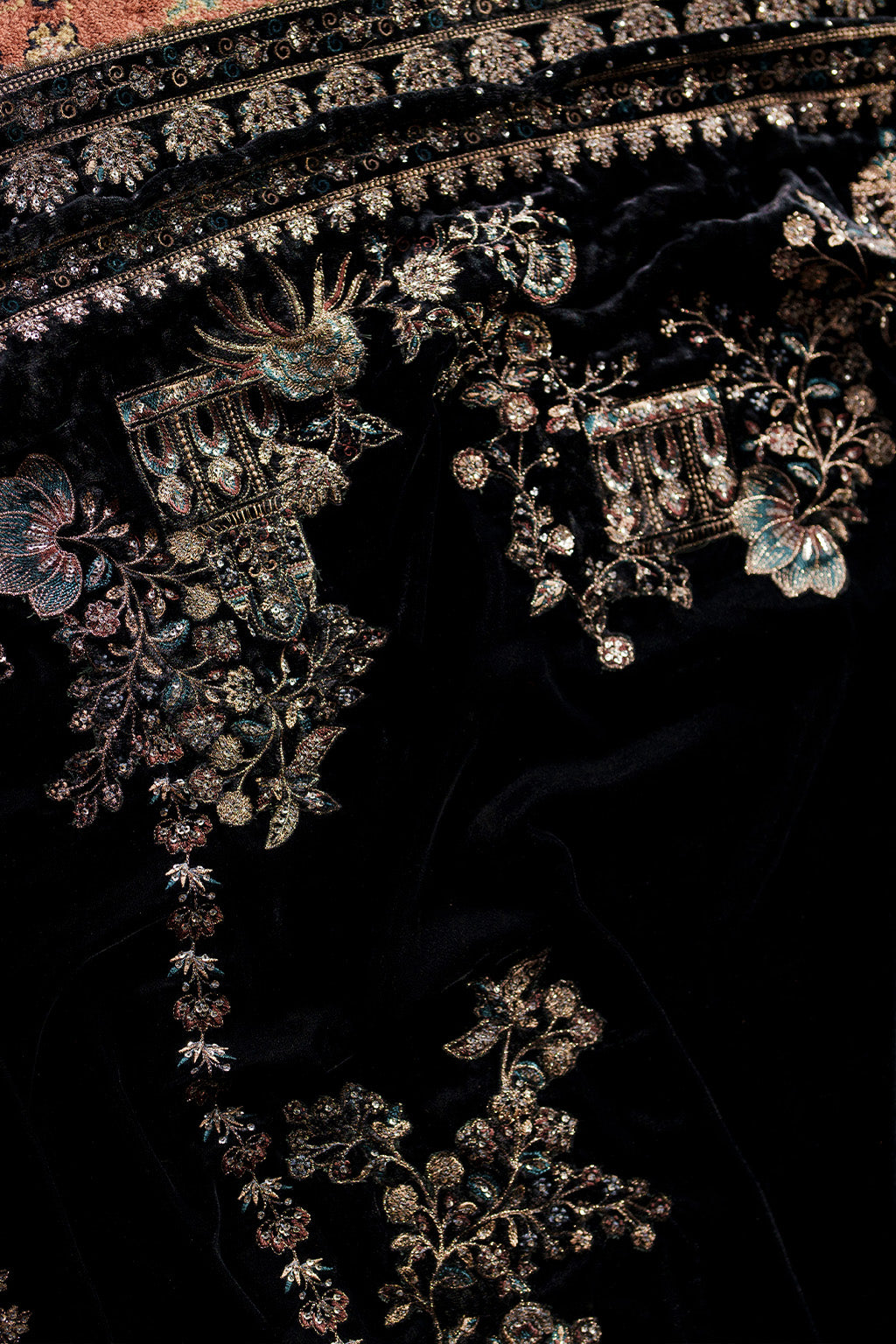 IV-72  Embroidered Velvet