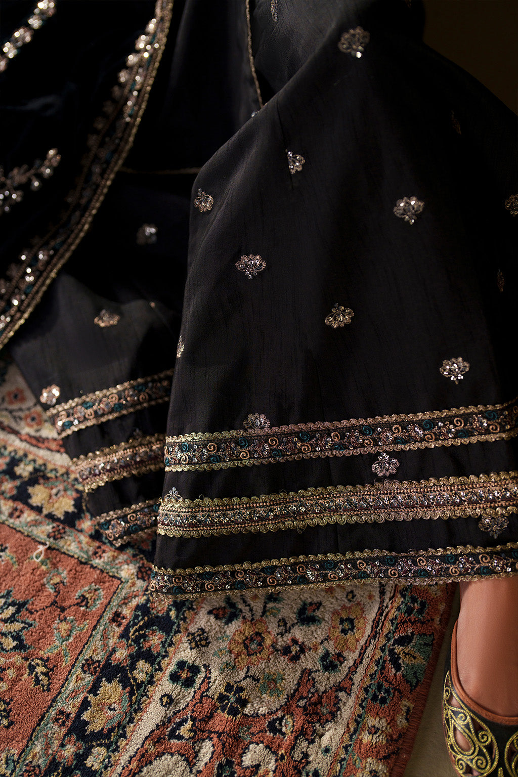 IV-72  Embroidered Velvet