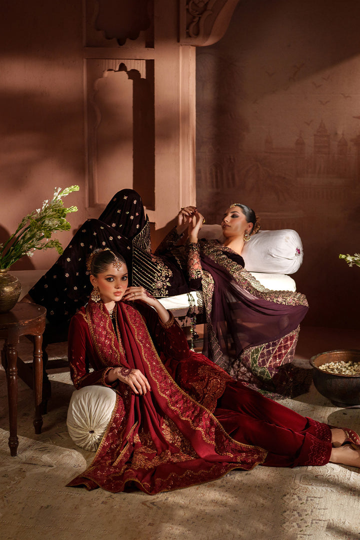 IV-58 Embroidered Velvet