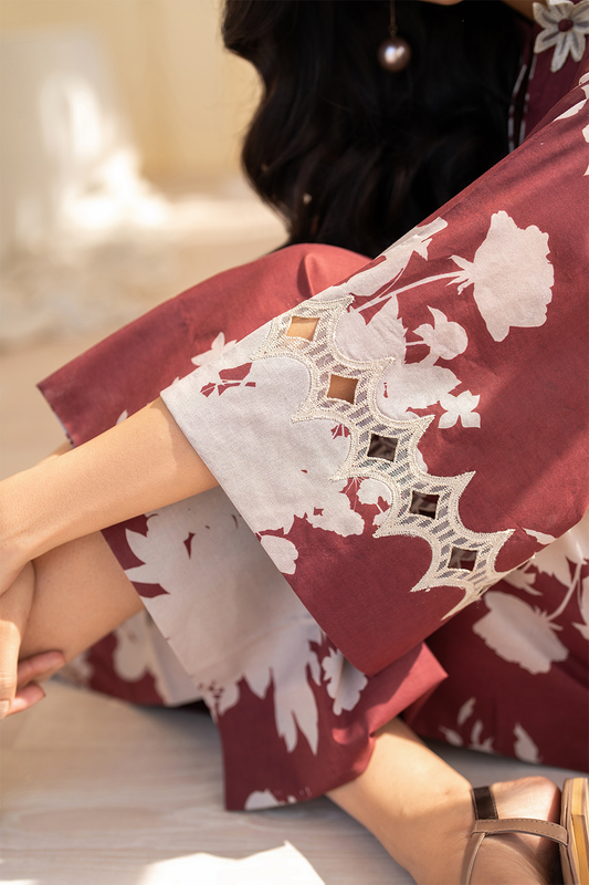 IP-301 Printed Lawn - Iznik