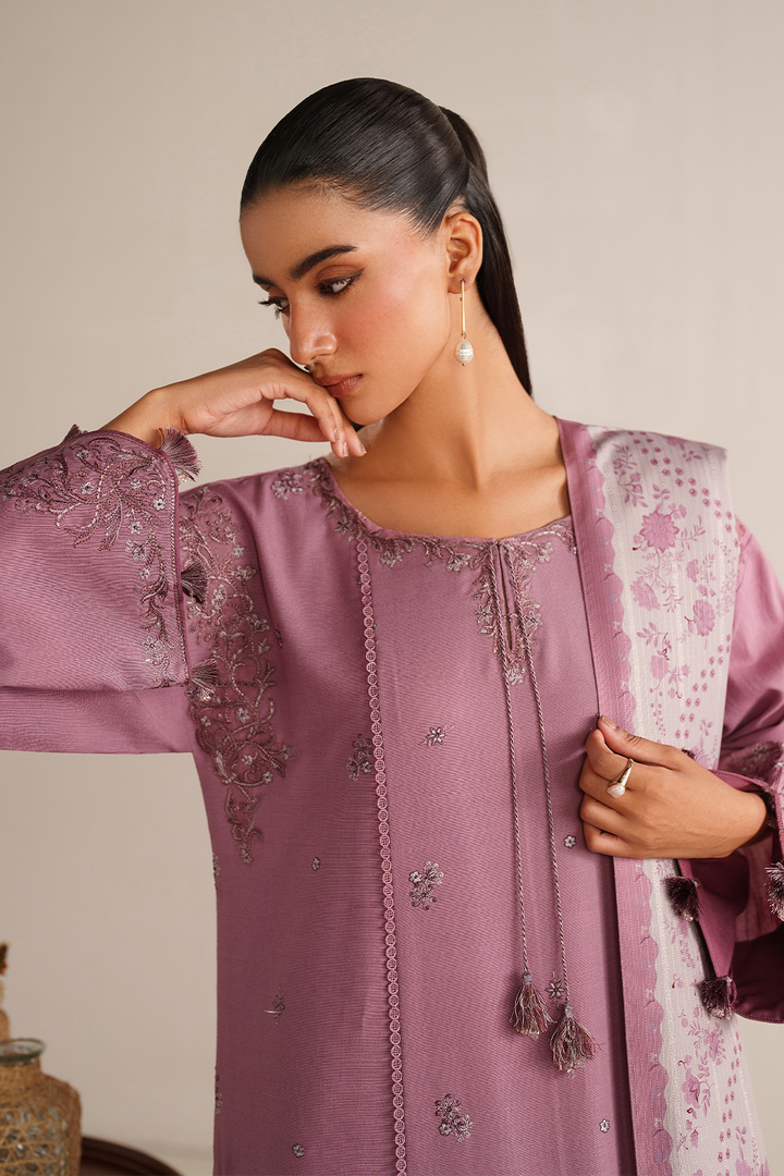 UE-580 Embroidered Khaddar