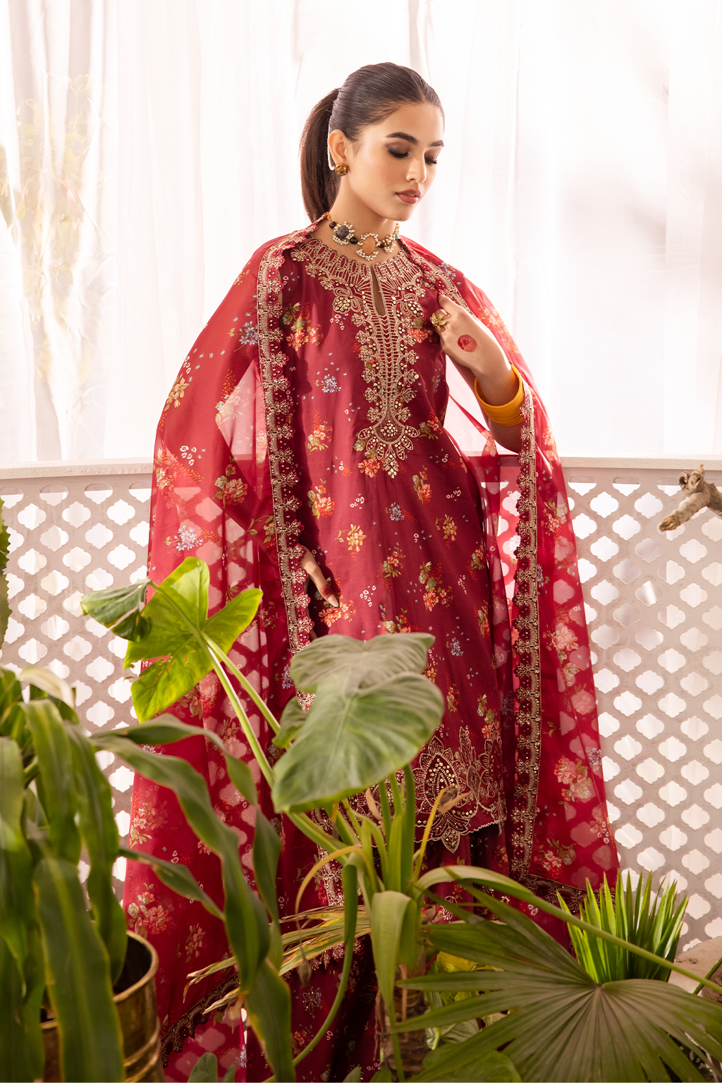 NKG-09  Embroidered Lawn