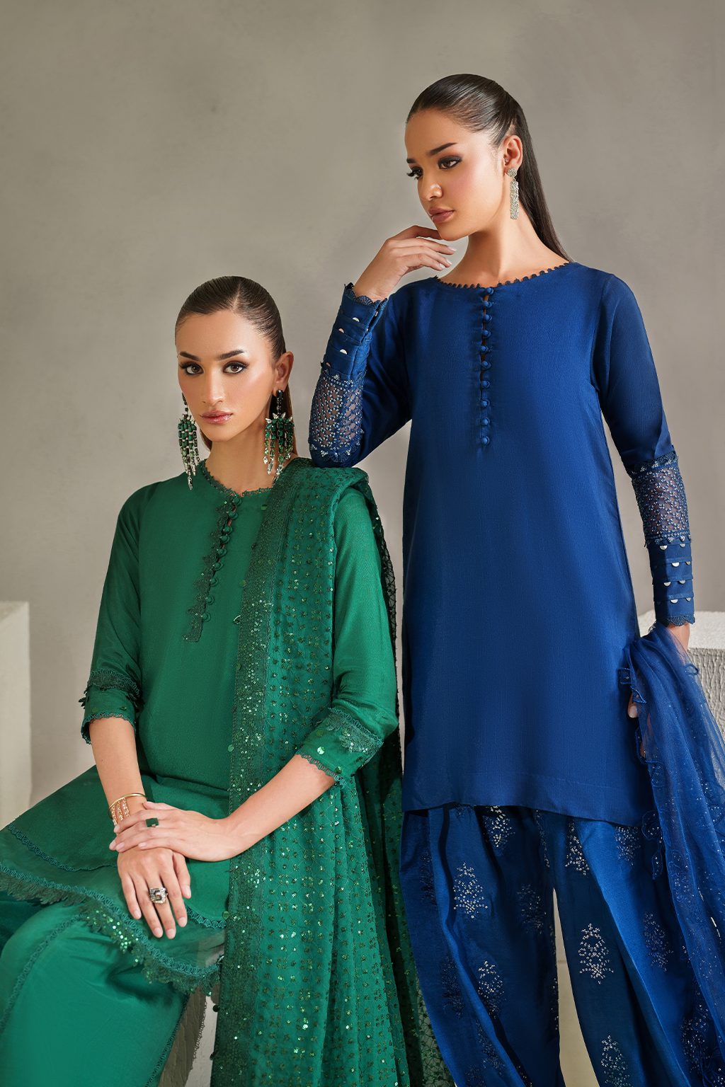 IP-337 Embroidered Rawsilk