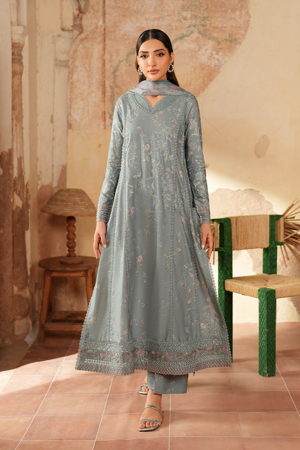 IPF-10  Embroidered Printed Linen