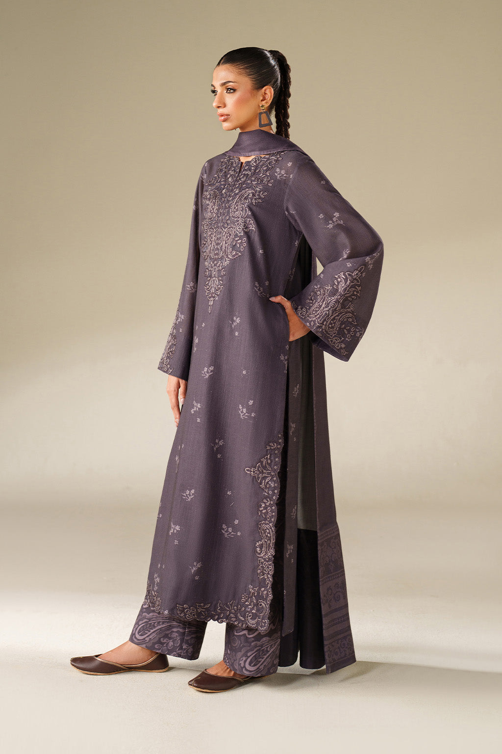 UE-558 Printed Khaddar