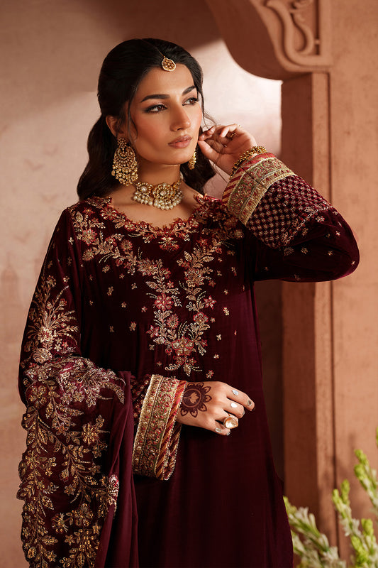 IV-55 Embroidered Velvet