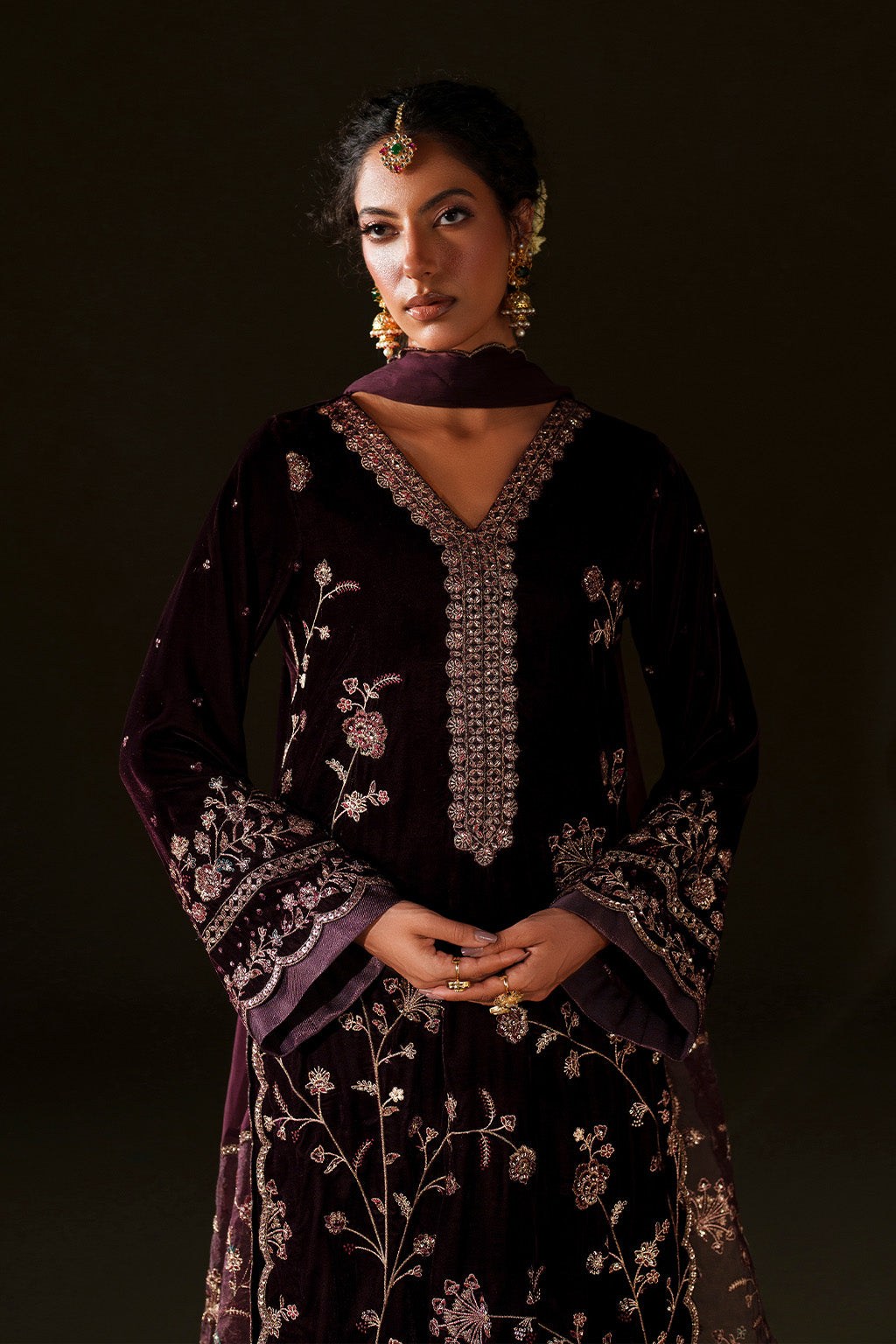 IV-70  Embroidered Velvet