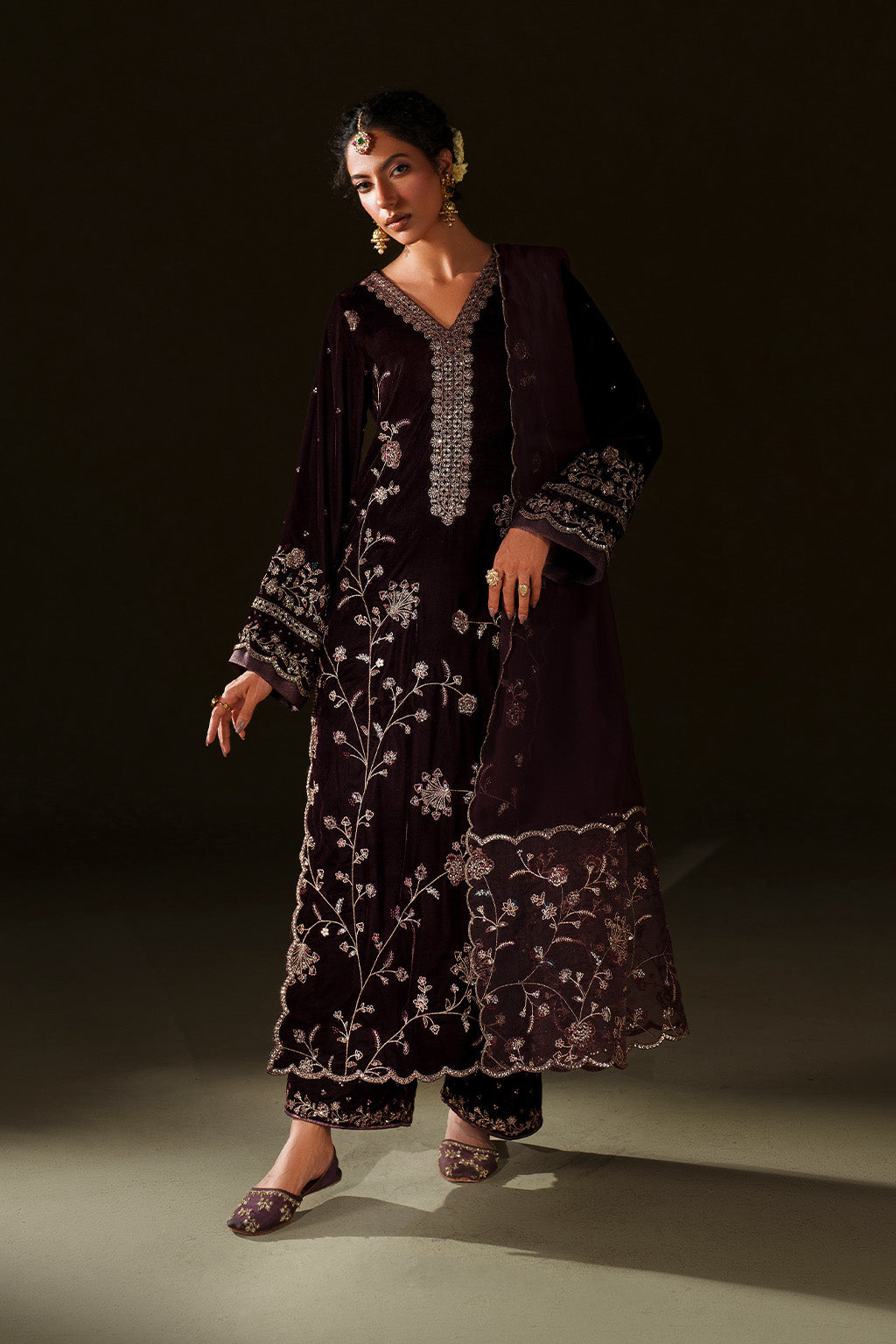 IV-70  Embroidered Velvet