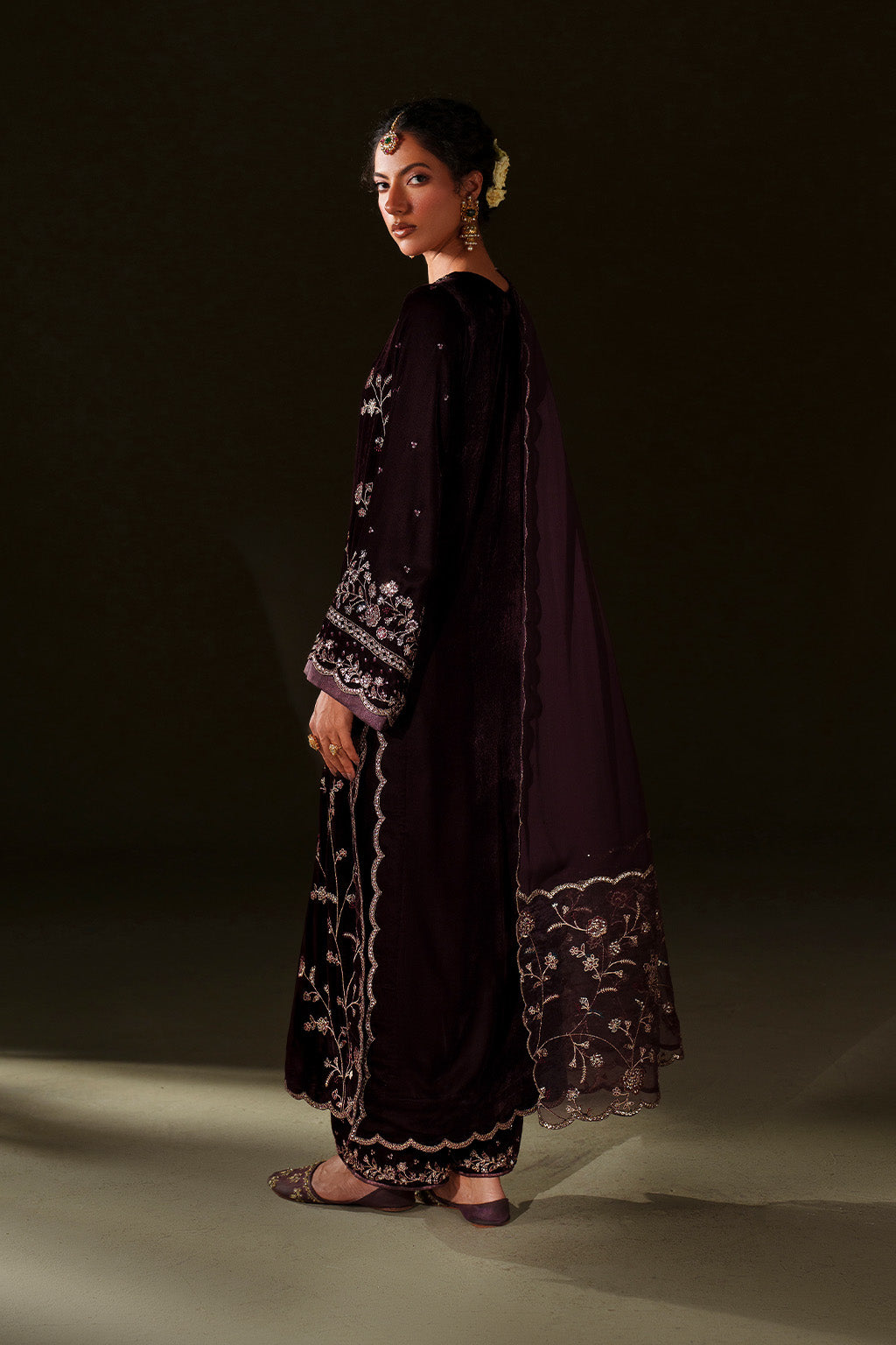 IV-70  Embroidered Velvet