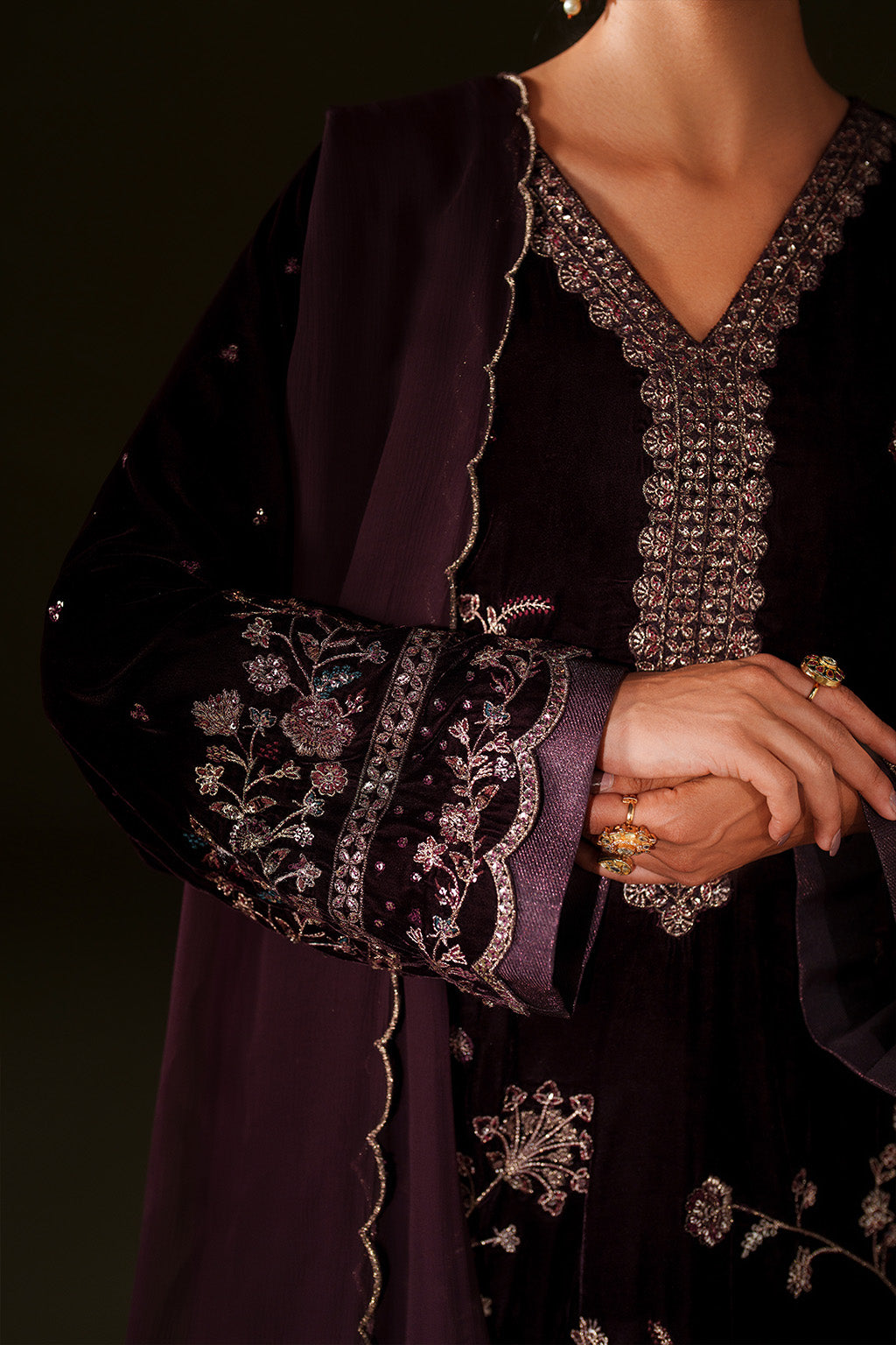 IV-70  Embroidered Velvet