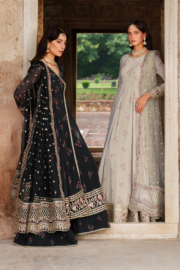 UE-550  Printed Chiffon - Iznik